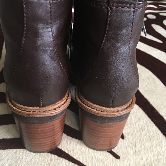 Anthro Kelsi Dagger Brown Leopard Fur Hiking Boot - Picture 5 of 8